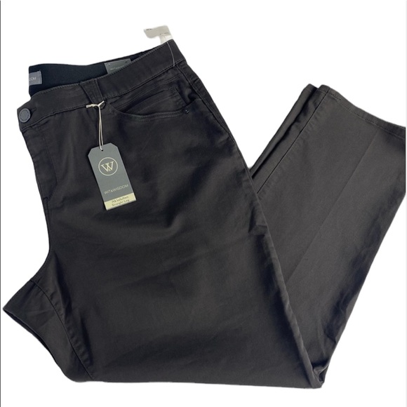Wit & Wisdom Brown Espresso Straight leg Pant - Picture 11 of 12